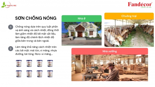 Ứng dụng vượt trội của sơn chống nóng trong đời sống