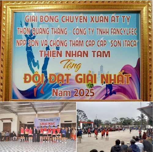 Fancyl Pec Đồng Hành Cùng Giải Bóng Chuyền - Lan toả tinh thần thể thao